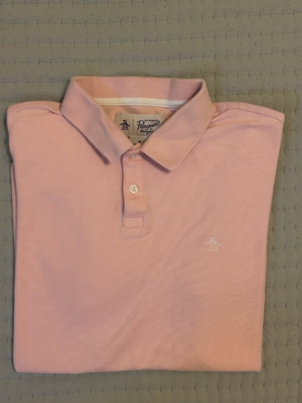 Original Penguin Light Pink Pique Polo Munsingwear M